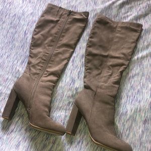 Tan Suede Boots